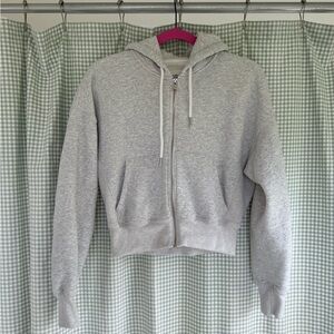 Abercrombie Essential Ribbed Sunday Hooded Full-Zip